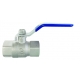 Double Lin Water Brass Ball Valves Female/Female - Long Handle - PN25